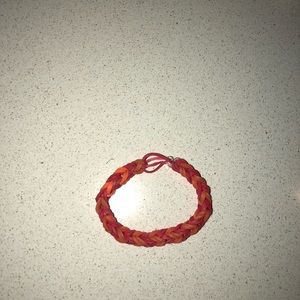 Rainbow loom bracelet fire fishtail